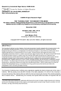 Cover page: The "Turning Point" for Minority Pre-Meds: The Effect of Early Undergraduate Experience in the Sciences on Aspirations to Enter Medical School of Minority Students at UC Berkeley and Stanford University