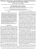 Cover page: Identifying Cognitive Processes and Neural Substrates of Spatial Transformation in a Mental Folding Task with Cognitive Modeling