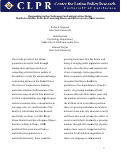 Cover page: Responding to the Challenges Confronting Latino Males: The Role of Public Policy in Promoting Macro and Micro Levels of Intervention