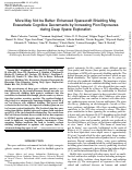 Cover page: More May Not be Better: Enhanced Spacecraft Shielding May Exacerbate Cognitive Decrements by Increasing Pion Exposures during Deep Space Exploration