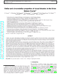 Cover page: Stellar and circumstellar properties of visual binaries in the Orion Nebula Cluster⋆⋆⋆