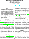 Cover page: Parametric control of distractor-oriented attention