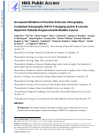 Cover page: Increased Utilization of Positron Emission Tomography/Computed Tomography (PET/CT) Imaging and Its Economic Impact for Patients Diagnosed With Bladder Cancer