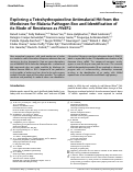 Cover page: Exploring a Tetrahydroquinoline Antimalarial Hit from the Medicines for Malaria Pathogen Box and Identification of its Mode of Resistance as PfeEF2.