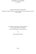 Cover page: Stalled On The Road To Adulthood? Analyzing the Nature of Recent Travel Changes for Young Adults in America, 1995 to 2009