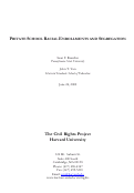 Cover page: Private School Racial Enrollments and Segregation