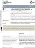 Cover page: Large scale computational screening and experimental discovery of novel materials for high temperature CO 2 capture