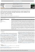 Cover page: CCEIII: Persistent functional relationships between copepod egg production rates and food concentration through anomalously warm conditions in the California Current Ecosystem