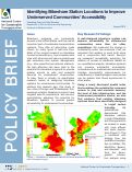 Cover page: Identifying Bikeshare Station Locations to Improve Underserved Communities’ Accessibility