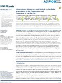 Cover page: Observations, Meteorites, and Models: A Preflight Assessment of the Composition and Formation of (16) Psyche