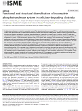 Cover page: Functional and structural diversification of incomplete phosphotransferase system in cellulose-degrading clostridia.