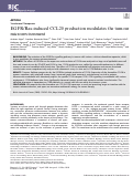 Cover page: EGFR/Ras-induced CCL20 production modulates the tumour microenvironment