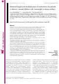 Cover page: Maternal height and double-burden of malnutrition households in Mexico: stunted children with overweight or obese mothers