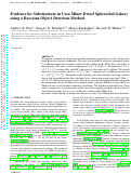 Cover page: Evidence for substructure in Ursa Minor dwarf spheroidal galaxy using a Bayesian object detection method