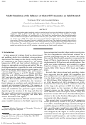 Cover page: Model Simulation of the Influence of Global SST Anomalies on Sahel Rainfall