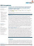 Cover page: Seasonal Cycle of Isotope‐Based Source Apportionment of Elemental Carbon in Airborne Particulate Matter and Snow at Alert, Canada