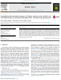 Cover page: Quantifying the potential impacts of China's power-sector policies on coal input and CO2 emissions through 2050: A bottom-up perspective