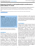 Cover page: Response of pruritic scrotal epidermolytic acanthomas to pimecrolimus 1% cream