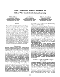 Cover page: Using Connectionist Networks to Examine thue Role of Prior Constraints in Human Learning