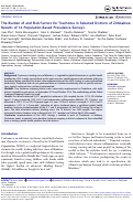 Cover page: The Burden of and Risk Factors for Trachoma in Selected Districts of Zimbabwe: Results of 16 Population-Based Prevalence Surveys