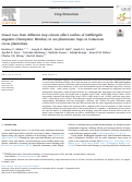 Cover page: Visual cues from different trap colours affect catches of Sahlbergella singularis (Hemiptera: Miridae) in sex pheromone traps in Cameroon cocoa plantations