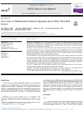 Cover page: Two Cases of Methimazole-Induced Agranulocytosis With Their Risk Factors