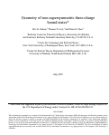 Cover page: Geometry of non-supersymmetric three-charge bound states