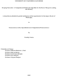 Cover page: Sleeping Networks: A Computational Model and Algorithm for the Role of Sleep in Learning and Memory