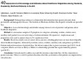 Cover page: Assessment of Knowledge and Attitudes about Healthcare Disparities among Students, Residents, Staff and Patients in the ED