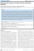 Cover page: Geometric De-noising of Protein-Protein Interaction Networks