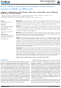 Cover page: Visual Network Asymmetry and Default Mode Network Function in ADHD: An fMRI Study