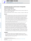 Cover page: Generating Transgenics and Knockouts in Strongyloides Species by Microinjection.