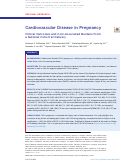 Cover page: Cardiovascular Disease in Pregnancy: Clinical Outcomes and Cost-Associated Burdens From a&nbsp;National Cohort at Delivery.