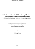 Cover page: Estimation of Contextual Effects through Nonlinear Multilevel Latent Variable Modeling with a Metropolis-Hastings Robbins-Monro Algorithm