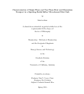 Cover page: Characterization of Single Phase and Two Phase Heat and Momentum Transport in a Spiraling Radial Inflow Microchannel Heat Sink