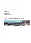 Cover page: Multimodal Traffic at Isolated Signalized Intersections: New Management Strategies to Increase Capacity