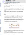 Cover page: Tracing the ‘ninth sulfur’ of the nitrogenase cofactor via a semi-synthetic approach