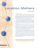 Cover page: Location Matters