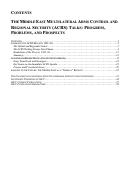 Cover page: Policy Paper 26: The Middle East Arms Control and Regional Security Talks: Progress, Problems, and Prospects