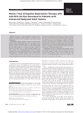 Cover page: Phase I Trial of Arginine Deprivation Therapy with ADI-PEG 20 Plus Docetaxel in Patients with Advanced Malignant Solid Tumors