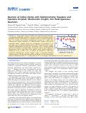 Cover page: Reaction of Iodine Atoms with Submicrometer Squalane and Squalene Droplets: Mechanistic Insights into Heterogeneous Reactions