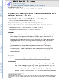 Cover page: Psychological and neighborhood factors associated with urban womens preventive care use.