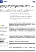 Cover page: Glycomic, Glycoproteomic, and Proteomic Profiling of Philippine Lung Cancer and Peritumoral Tissues: Case Series Study of Patients Stages I-III.