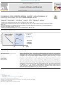 Cover page: Comparison of the colloidal stability, mobility, and performance of nanoscale zerovalent iron and sulfidated derivatives.