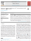 Cover page: Observation of nuclear modifications in W± boson production in pPb collisions at s NN = 8.16 TeV