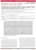 Cover page: Mesenchymal stem cell infiltration during neoplastic transformation of the human prostate