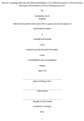 Cover page: How Do Language Intensity and Artificial Intelligence (AI) Affect Perceptions of Fact-checking Messages and Evaluations of Fact-checking Agencies?