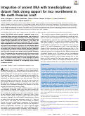 Cover page: Integration of ancient DNA with transdisciplinary dataset finds strong support for Inca resettlement in the south Peruvian coast