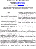 Cover page: Neurophysiological Effects of Negotiation Framing