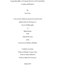 Cover page: Longitudinal Effects of Cognitive Reserve and Vascular Risks in Aging and Dementia